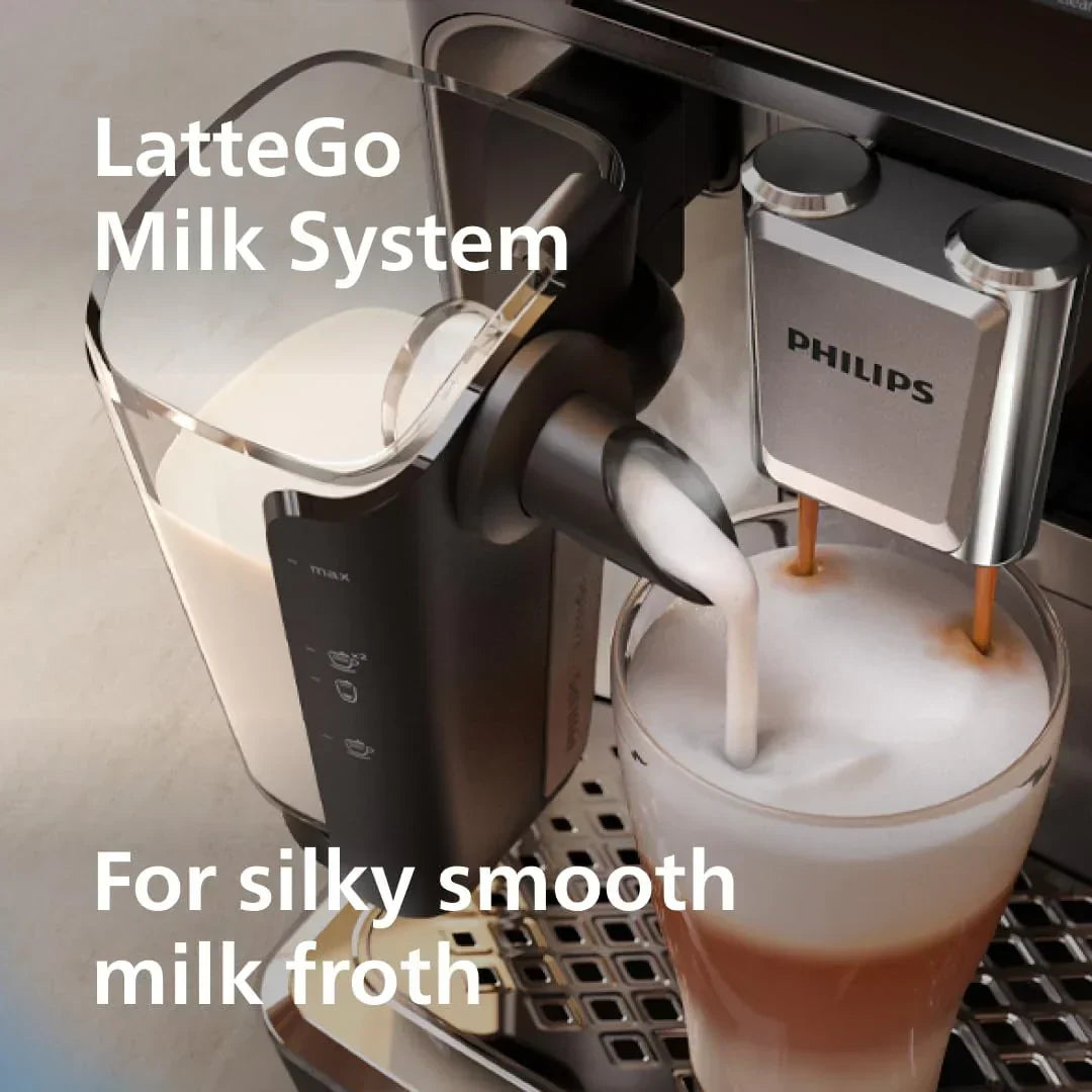 Système lait LatteGo — mousse de lait onctueuse