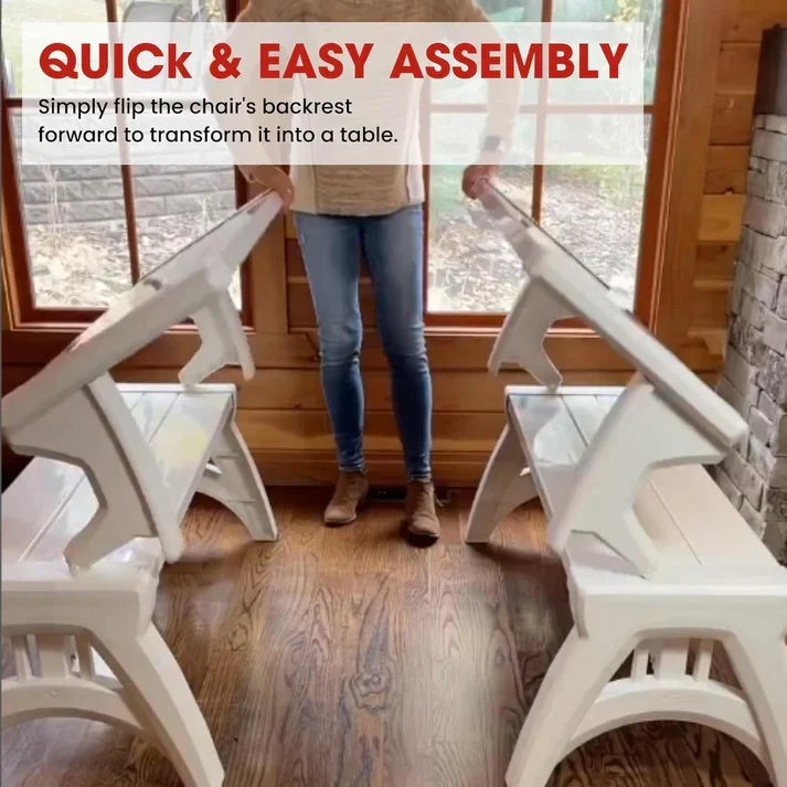 2-in-1 Bench that Converts Into a Table