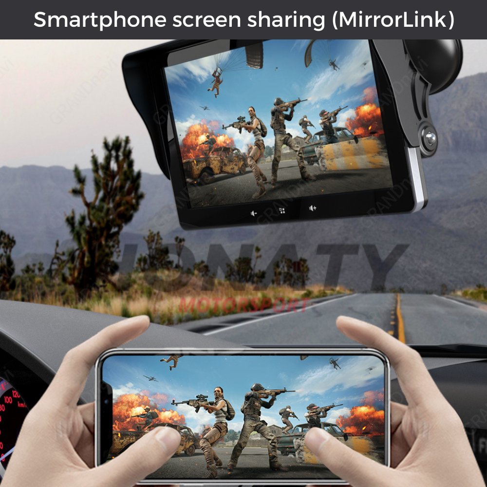 Partage d'écran du smartphone (MirrorLink)