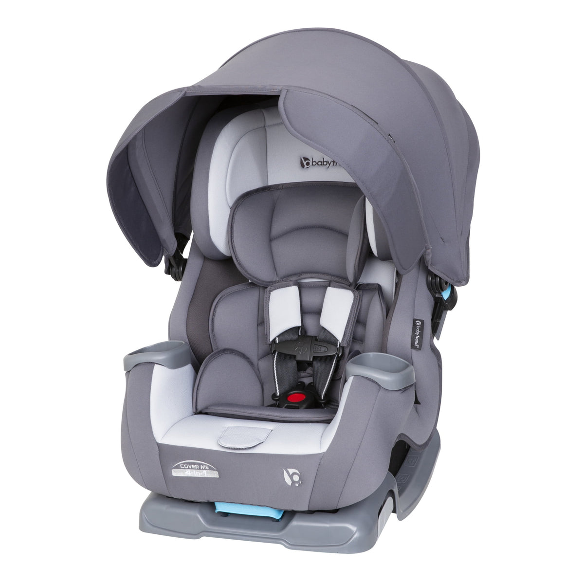 Baby Trend Cover Me 4-in-1 convertible car seat in Gray