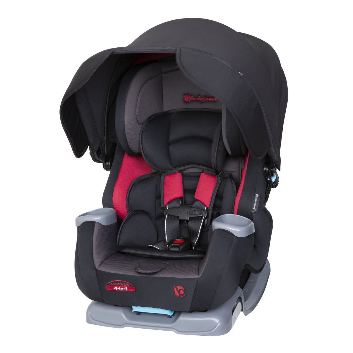 Baby Trend Cover Me 4-in-1 convertible car seat in Scooter (black and red)